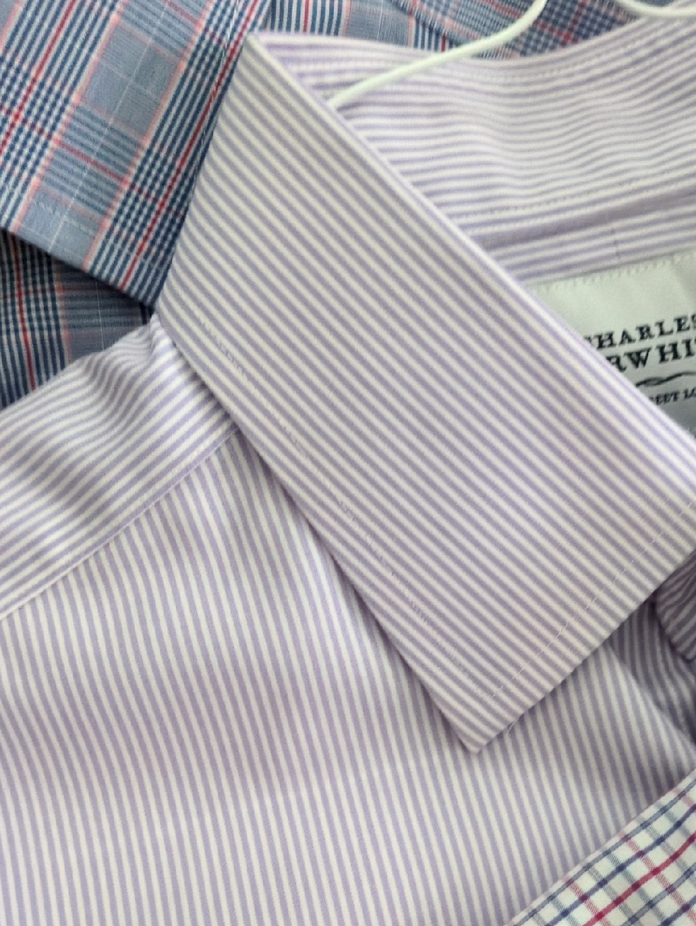 LOT Of Six 6 Charles Tyrwhitt Slim Fit Non Iron Dress Shirts 15/34 - Picture 3 of 9